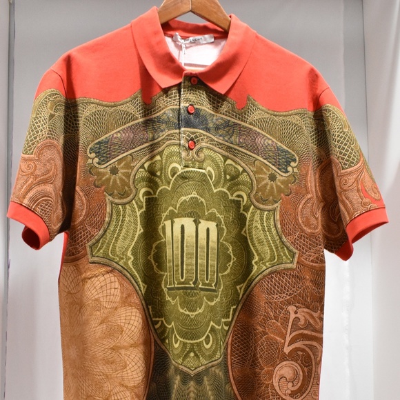 NWT GIVENCHY dollar print polo shirt - Picture 6 of 8